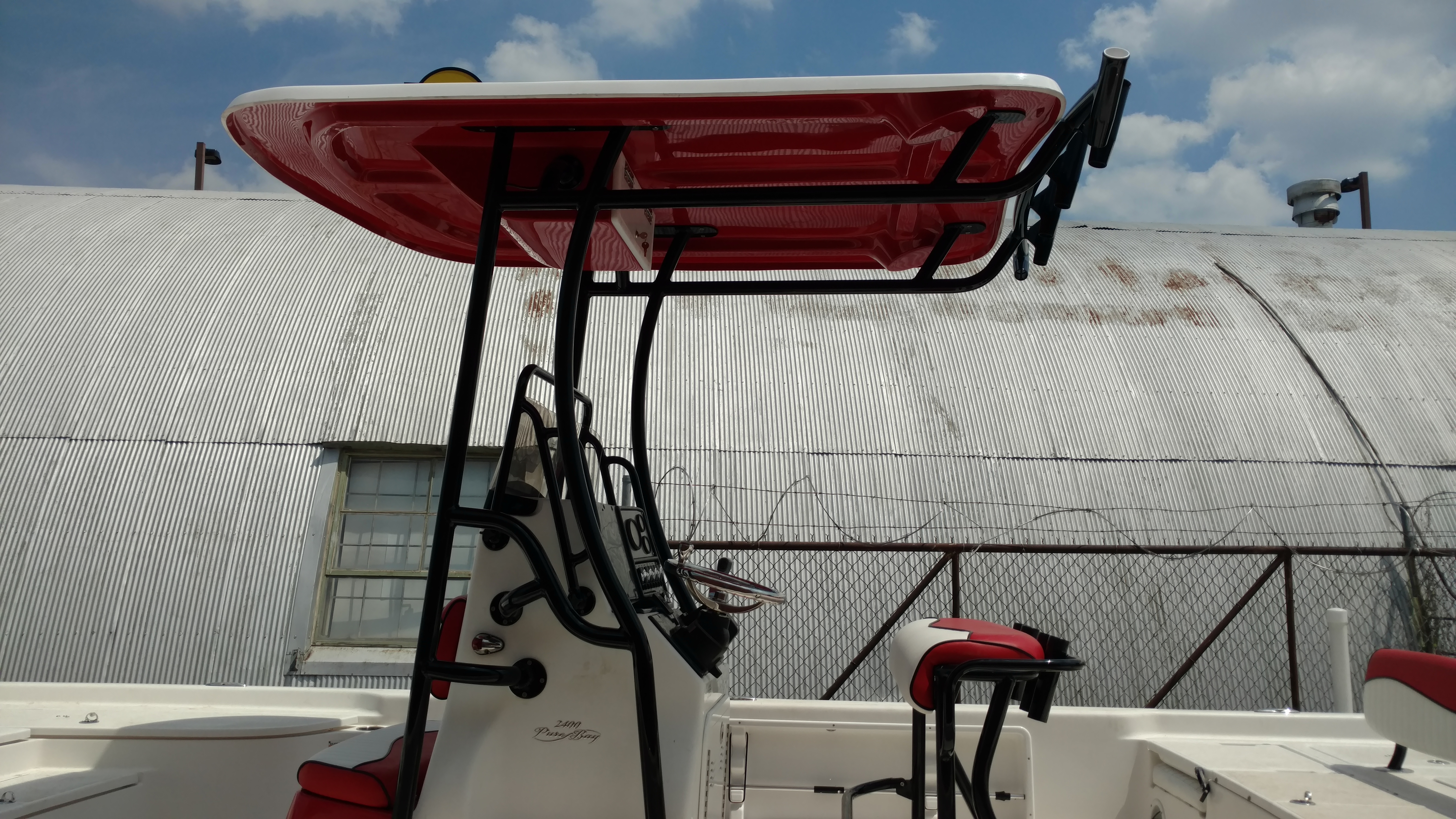 Dallas Canvas migrated gallery image showing a T-top installation detail.